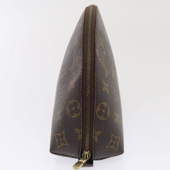 LOUIS VUITTON Monogram Trousse Demi Ronde Cosmetic Pouch M47520 LV Auth 90360 - Picture 4 of 16